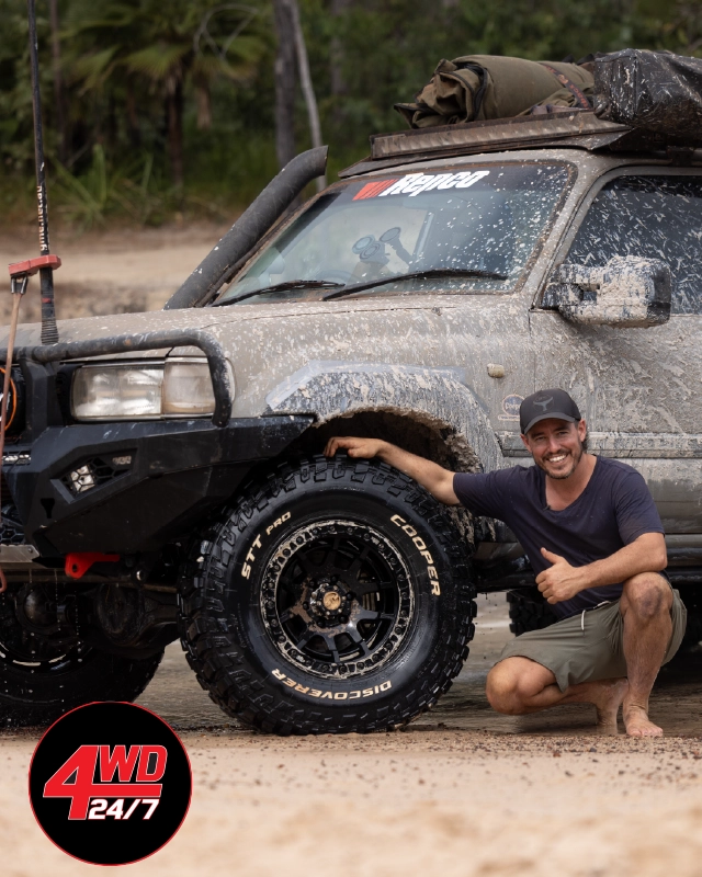 Shaun 'Shauno' Whale with his Land Cruiser